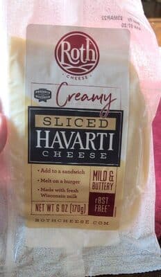 Original Sliced Havarti Cheese