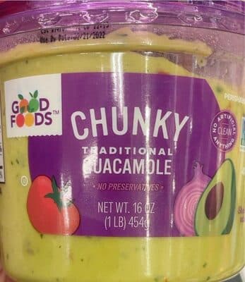 Chunky Traditional Guacamole
