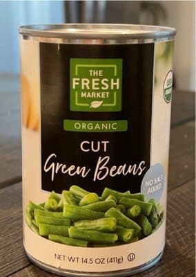 Organic cut green beans