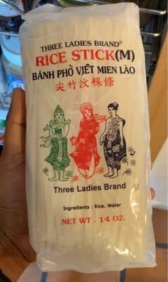 Three Ladies Brand Medium Rice Stick