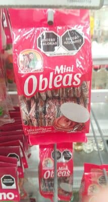 Obleas Mini Wafers with Milk Candy