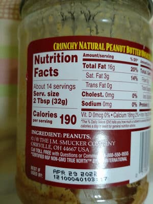 Crunchy Peanut Butter
