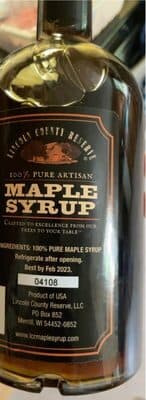 Maple Syrup