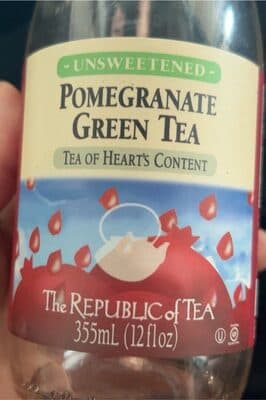 Pomegranate Green Tea (Unsweetened)
