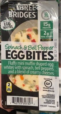 Spinach & Bell Pepper Egg Bites
