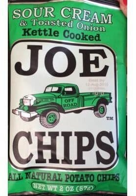 Kettle Cooked Potato Chips, Sour Cream & Toasted Onion