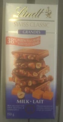 Milk Chocolate Hazelnut & Caramel Swiss Classic