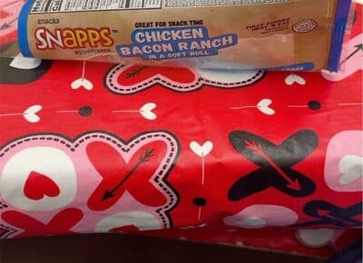 Chicken bacon ranch in a soft roll