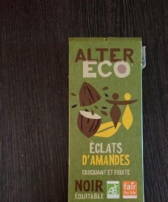Dark Chocolate With Almonds Pieces