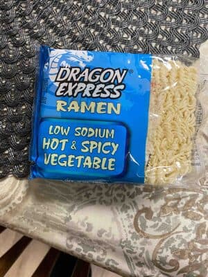 Ramen Low Sodium Hot & Spicy Vegetable
