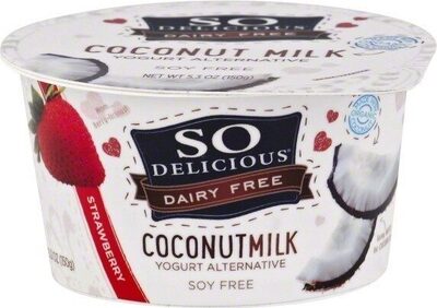 Strawberry Coconutmilk Yogurt Alternative