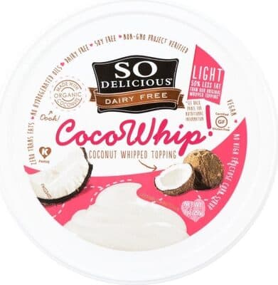 Light Coconut Whipped Topping