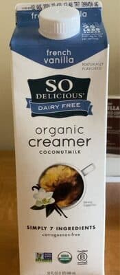 French Vanilla Organic Creamer Coconutmilk