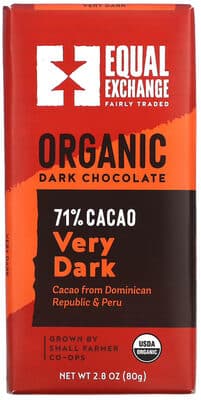 Very Dark Organic 71% Cacao Dark Chocolate