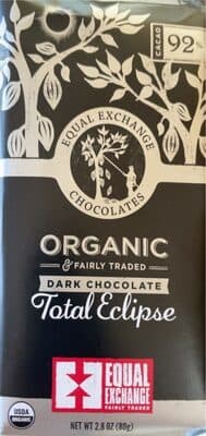 Total Eclipse Organic 92% Cacao Dark Chocolate
