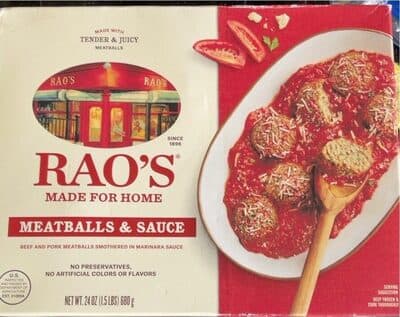 Meatballs & Sauce Beef & Pork Smothered in Marinara