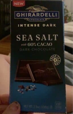 Intense Dark Sea Salt with 60% Cacao Dark Chocolate