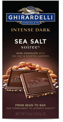 Intense Dark Sea Salt Soiree Dark Chocolate with Sea Salt & Roasted Almonds