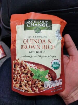 Organic Quinoa & Brown Rice with Garlic