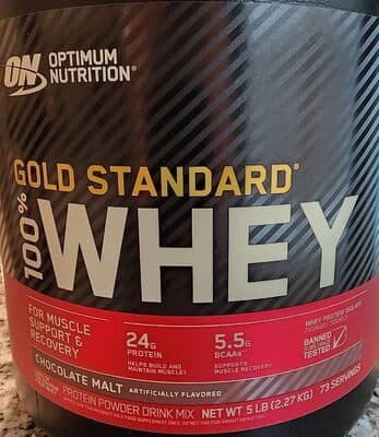 Chocolate Malt Flavored Gold Standard 100% Whey Protein Powder Drink Mix