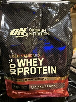 Double Rich Chocolate Flavored Gold Standard 100% Whey Protein Powder Drink Mix