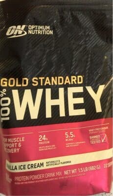 Vanilla Ice Cream 100% Whey Protein Powder Drink Mix
