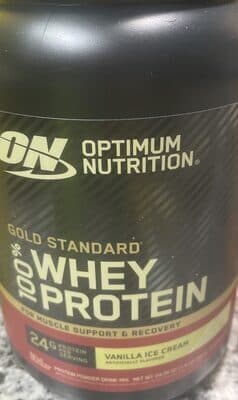 100% Whey Protein Vanilla Ice Cream