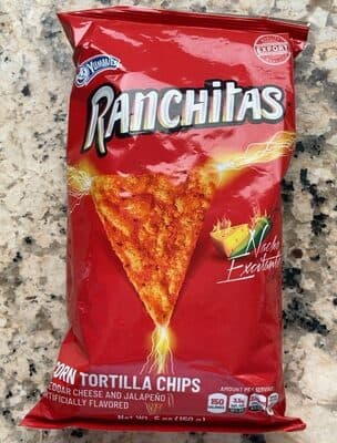 Cheddar Cheese and Jalapeno Flavored Corn Tortilla Chips