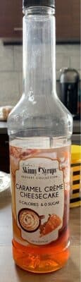 Jordans skinny syrups caramel creme cheesecake