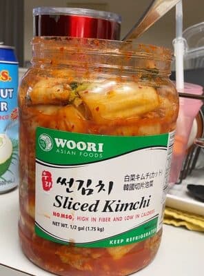 Sliced Kimchi