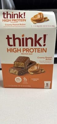 Creamy Peanut Butter Flavored High Protein Bars