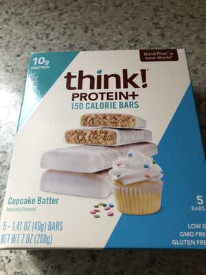 Cupcake Batter Protein & Fiber Bars