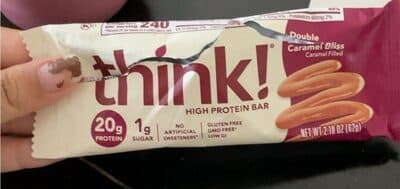 Double Caramel Bliss Caramel Filled High Protein Bar