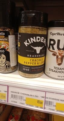 Kinder's Cracked Pepper & Lemon Seasoning
