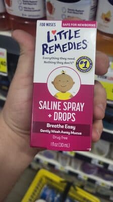 little remedies saline spray and drops breathe easy