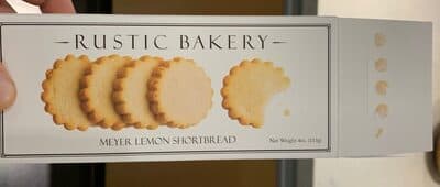 Meyer Lemon Shortbread