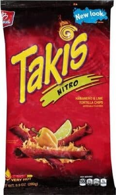 Nitro Flavored Habanero & Lime Tortilla Chips