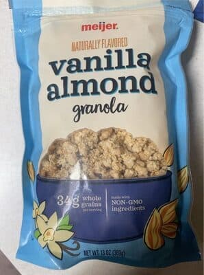 Vanilla Almond Flavored Granola