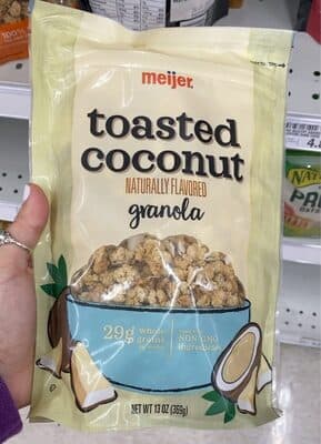 Toasted Coconut Flavored Granola