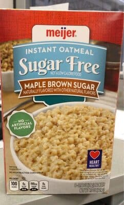 Instant Oatmeal Sugar Free