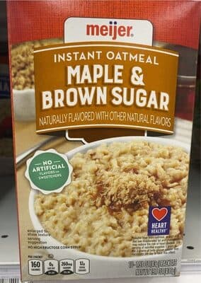 Meijer Maple & Brown Sugar Oatmeal