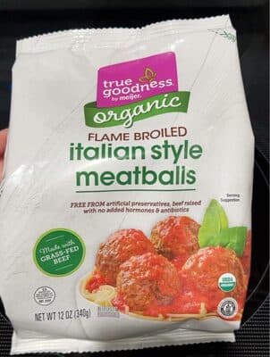 Italian Style Meatballs Organic