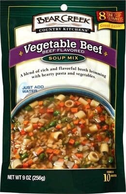 Vegetable Beef Flavored Savory Rich Beef Broth Bursting With A Medley Of Pasta, Rice, Barley, Lentils And Veggies Soup Mix