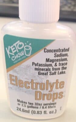 Electrolyte drops