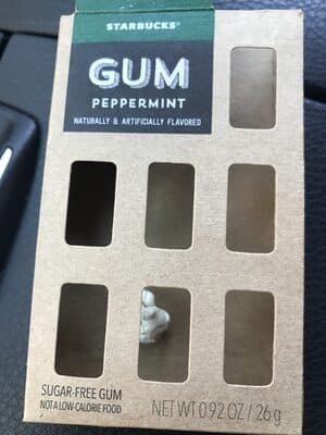 Peppermint Flavored Sugar-Free Gum