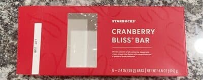Cranberry Bliss Bar