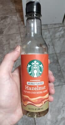 Hazelnut Flavored Syrup