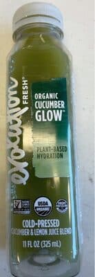Organic Cucumber Glow Cold-Pressed Cucumber & Lemon Juice Blend