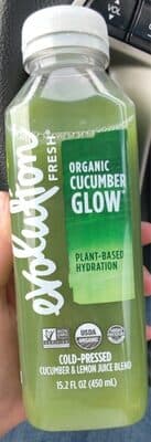 Organic Cold-Pressed Cucumber Glow & Lemon Juice Blend