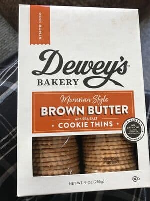Moravian Style Cookie Thins, Brown Butter With Sea Salt